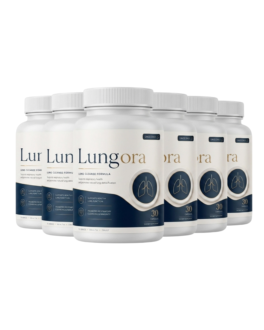 Lungora supplement bottles